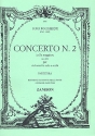 Concerto re maggiore no.2 G479 per violoncello e archi partitura