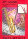 Ave Maria for tenor saxophone and piano Gounod