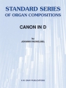 Canon in D for organ solo