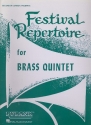 Festival Repertoire for brass quintet Cornet 2 (Trumpet 2)