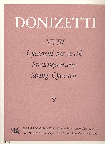 Streichquartett d-Moll Nr.9 Stimmen Paeuler, B., ed