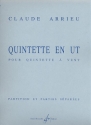 Quintette ut majeur pour flte, hautbois, clarinette, cor et basson partition et parties