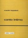 Canto intimo für Flöte und Vibraphon Spielpartitur
