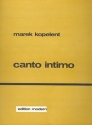 Canto intimo  fr Flte und Vibraphon Spielpartitur