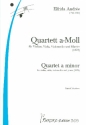 Quartett a-Moll für Klavier und Streichtrio,  Stimmen