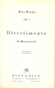Divertimento op.7 fr Blasorchester Direktion und Stimmen