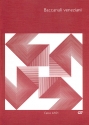 Baccanali veneziani fr Mnnerchor (TB) und gem Chor (Nr.8, 12) a cappella,   Partitur