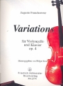 Variations op.4 fr Violoncello und klavier