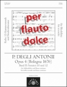 Sonaten op.4 Band 2 (Nr.10 und 12) fr Altblockflte und bc