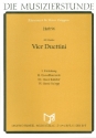 4 Duettini  fr Oboe (Trompete in C) und Posaune (Fagott) Partitur und Stimmen