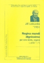 Regina mundi dignissima LABWV173 fr gem Chor und Orgel Partitur