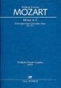 Messe C-Dur KV317 fr Soli, Chor und Orchester Klavierauszug