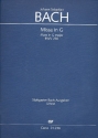 Missa G-Dur BWV236 fr Soli (SATB), Chor und Orchester Partitur