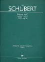 Messe C-Dur op.48 D452 fr Soli, Chor, Orchester und Orgel Partitur