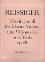 Trio brillant g-Moll op.181 fr Klavier, Violine und Cello (Viola)
