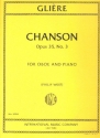 Chanson op.35,3 for oboe and piano