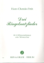 3 Ringelnatzlieder fr 4 Mnnerstimmen (Chor) a cappella Singpartitur