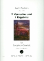 Sieben Versuche und ein Ergebnis fr 4 Saxophone (SATB) Partitur und Stimmen