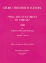 Will the sun forget to streak Arie aus 'Solomon' fr Sopran, Oboe und Klavier