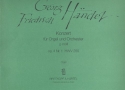 Konzert g-Moll op.4,1 HWV289 fr Orgel und Orchester Orgel solo