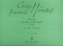 Konzert g-Moll op.4,1 HWV289 fr Orgel und Orchester Cembalo