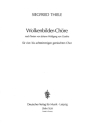 Wolkenbilder-Ch�re f�r gem Chor (4-8 Stimmen) und Klavier Chorpartitur