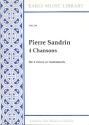 4 CHANSONS FOR 4 VOICES OR INSTRU- MENTS 4SCORES (+TEXTS)