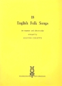 18 english Folksongs for soprano- and alto-recorder