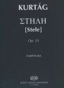 Stele op.33 fr Orchester Partitur