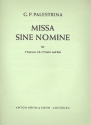 Missa sine nomine  fr gem Chor (SSATTB) a cappella Partitur