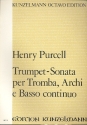 Trumpet-Sonata fr Trompete, Streicher und Bc Partitur