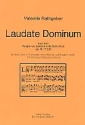 Laudate dominum op.9 fr Soli, Chor, 2 Trompeten (Horn), Pauken ad lib., 2 Violinen und Bc,   Chorpartitur