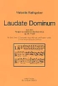 Laudate dominum op.9 fr Soli, Chor, 2 Trompeten (Horn), Pauken ad lib., 2 Violinen und Bc,   Chorpartitur
