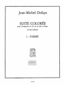 PARME DE LA SUITE COLOREE POUR TROM- PETTE EN UT OU SI B ET PIANO SUTIE COLOREE NO.1
