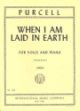 When i am Laid in Earth for high voice and piano (en)