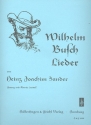 Wilhelm-Busch-Lieder fr mittlere Singstimme und Klavier