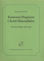 Kantoren-Proprium christi Himmelfart fr Gesang und Orgel Partitur (dt)