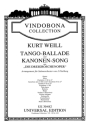 Tango-Ballade und Kanonen-Song fr Salonorchester Direktion und Stimmen