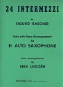 24 intermezzi for alto saxophone and piano