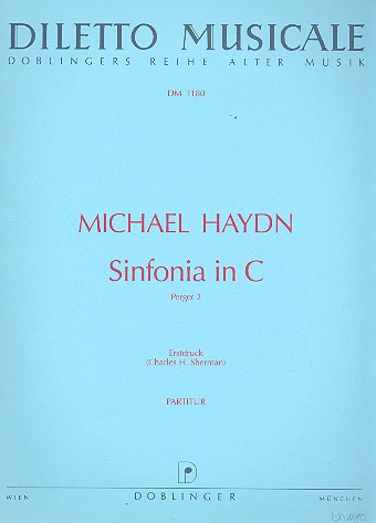 Sinfonie C-Dur Perger2 fr Orchester Partitur
