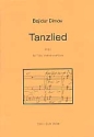 TANZLIED FUER FLOETE, VIOLINE UND VIOLA,  SPIELPARTITUR