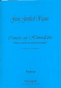Wann werde ich dahin kommen fr Soli (STB), Chor und Orchester Partitur