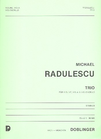 Trio fr Violine, Viola und Violoncello Stimmen