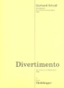 DIVERTIMENTO FUER 2 VIOLINEN UND KONTRABASS,  PARTITUR UND STIMMEN (1992)