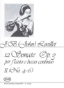 12 Sonaten op.3 Band 2 (Nr.4-6) fr Flte und Bc