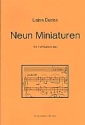 9 Miniaturen fr 1-2 Klarinetten Spielpartitur