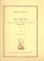 Sextett op.9 fr Flte, Klarinette, Violine, 2 Gitarren und Violoncello Stimmen