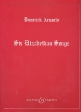 6 Elizabethan Songs (+Audio-Access) for high voice and piano