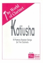 Katiusha - 15 Famous Russian Songs for 2 clarinets score