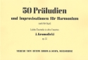 50 Prludien und Improvisationen op.55  fr Harmonium (Orgel)